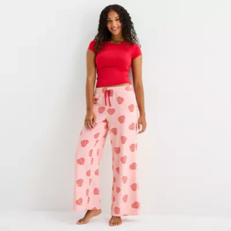 Arizona Body Womens Fleece Juniors Pajama Pants