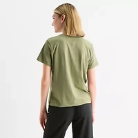 Hurley Womens Juniors Crew Neck Short Sleeve Graphic T-Shirt