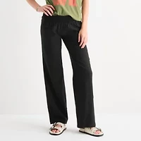 Hurley Womens Straight Low Rise Juniors Drawstring Pant