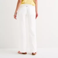 Hurley Womens Straight Low Rise Juniors Drawstring Pant