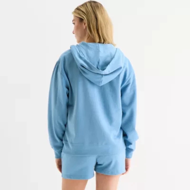 Hurley Womens Long Sleeve Fleece Zipper Juniors Hoodie