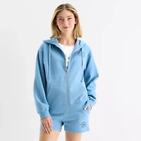 Hurley Womens Long Sleeve Fleece Zipper Juniors Hoodie