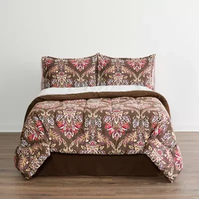 Broadhaven Lilith 8-pc. Damask + Scroll Complete Bedding Set with Sheets
