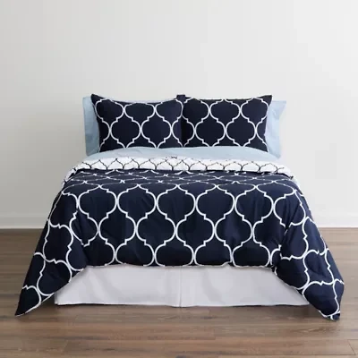 Home Expressions Nora Ogee Complete Bedding Set with Sheets