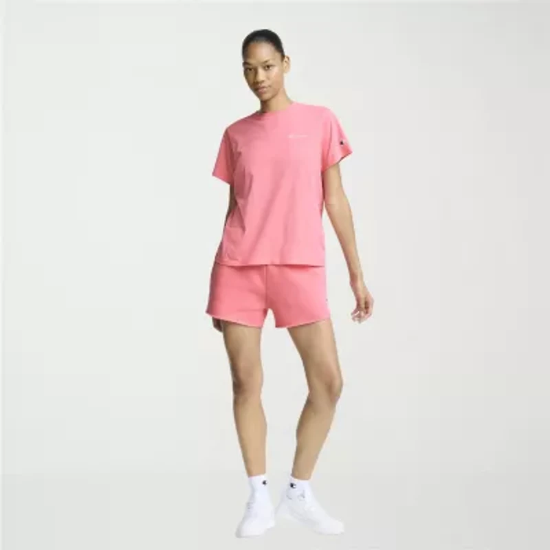 Champion Womens Crew Neck Short Sleeve Active T-Shirt