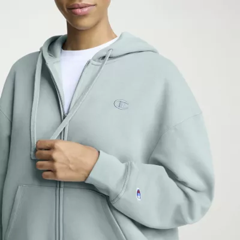 Champion Womens Fleece Long Sleeve Zipper Active Hoodie