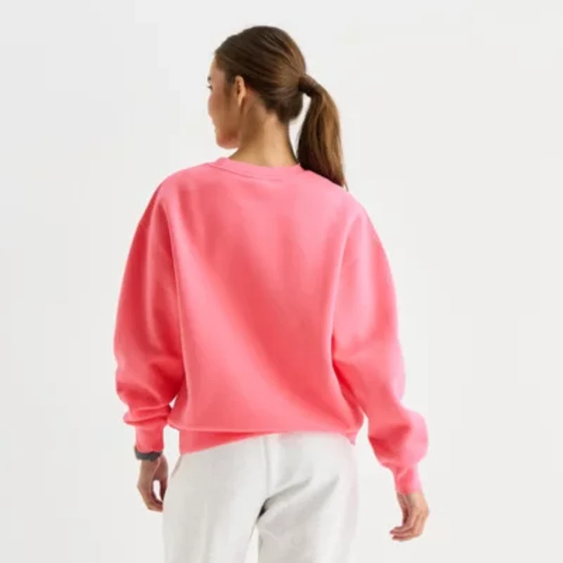 Champion Womens Powerblend Crew Neck Long Sleeve Sweatshirt