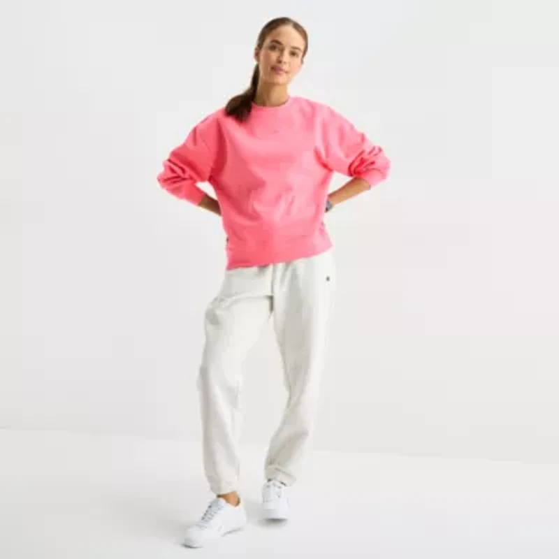 Champion Womens Powerblend Crew Neck Long Sleeve Sweatshirt