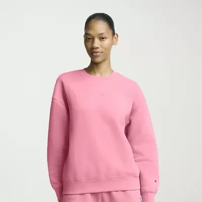 Champion Womens Powerblend Crew Neck Long Sleeve Sweatshirt
