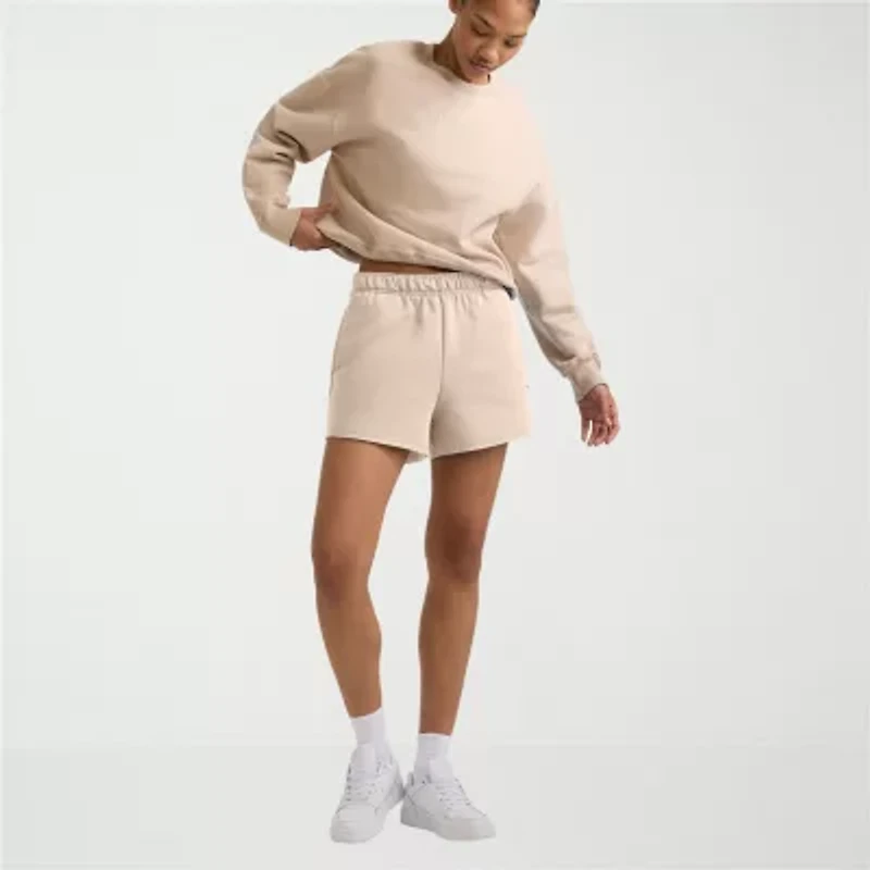 Champion Womens Powerblend Mid Rise Active Pull-On Short