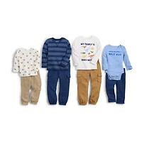 Okie Dokie Toddler & Little Boys Crew Neck Long Sleeve Regular Fit Graphic T-Shirt