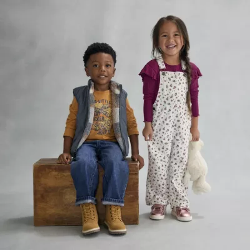 Okie Dokie Toddler & Little Girls Overalls