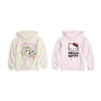 Little & Big Kid Girls Long Sleeve Hello Kitty Fleece Hoodie