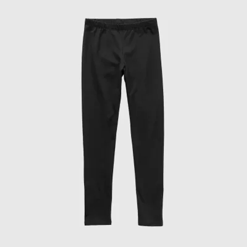 Thereabouts Solid Little & Big Kid Girls Knit Full Length Leggings