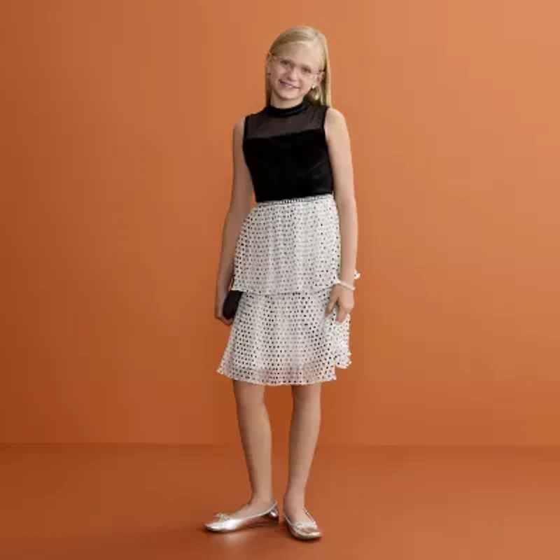 Speechless Big Kid Girls Sleeveless A-Line Dress