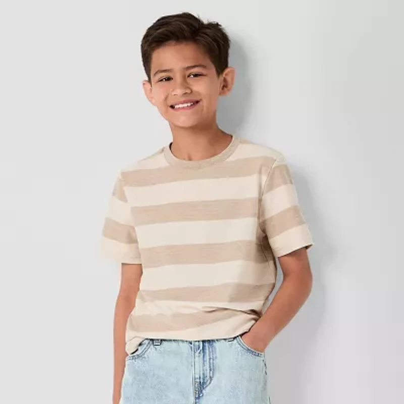 Thereabouts Little & Big Kid Boys Crew Neck Short Sleeve T-Shirt