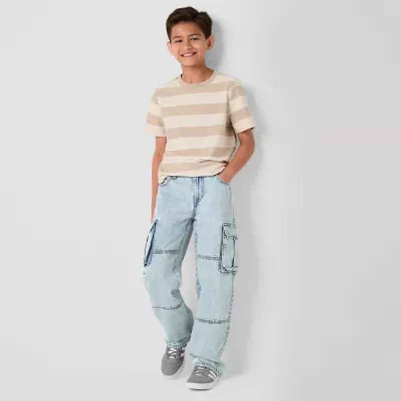 Thereabouts Little & Big Kid Boys Crew Neck Short Sleeve T-Shirt