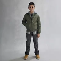 Thereabouts Little & Big Kid Boys Hooded Water Resistant Midweight Puffer Jacket