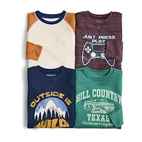 Thereabouts Little & Big Kid Boys Crew Neck Long Sleeve Regular Fit Thermal Top