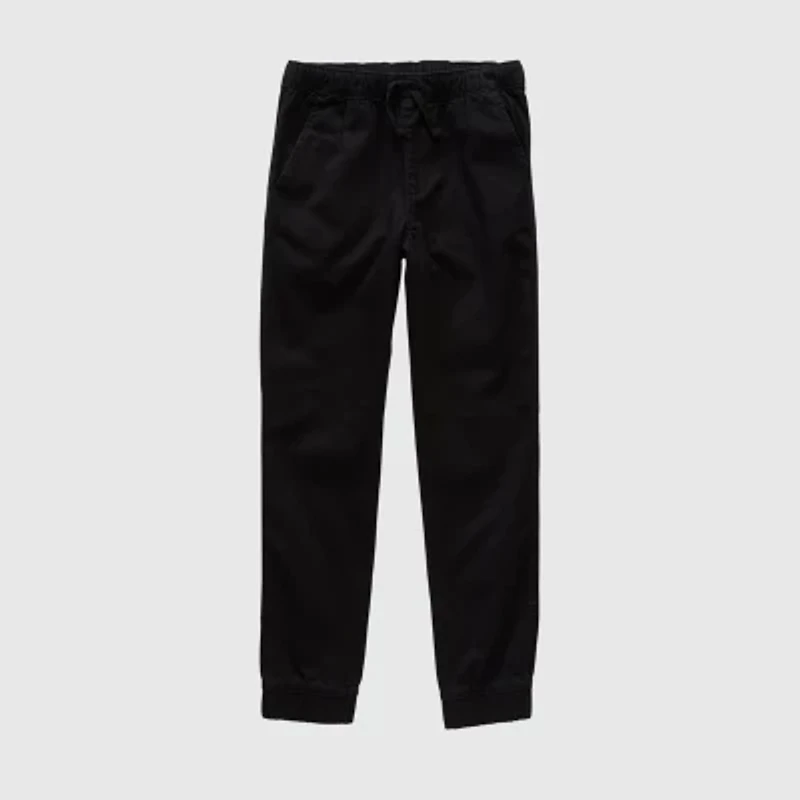 Thereabouts Pull-On Little & Big Kid Boys Stretch Fabric Cuffed Regular Fit Jogger Pant