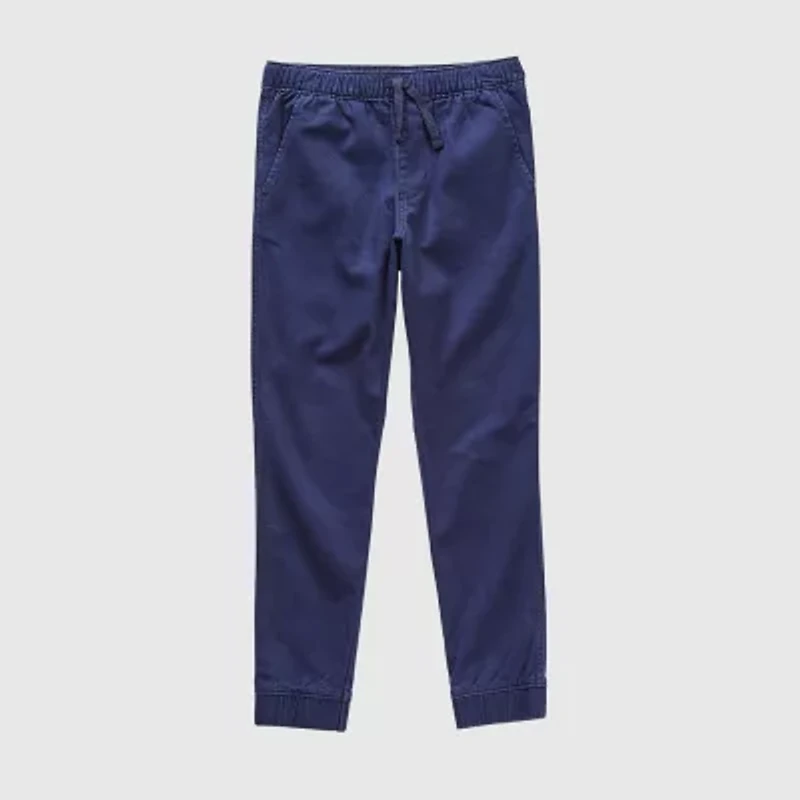 Thereabouts Pull-On Little & Big Kid Boys Stretch Fabric Cuffed Regular Fit Jogger Pant