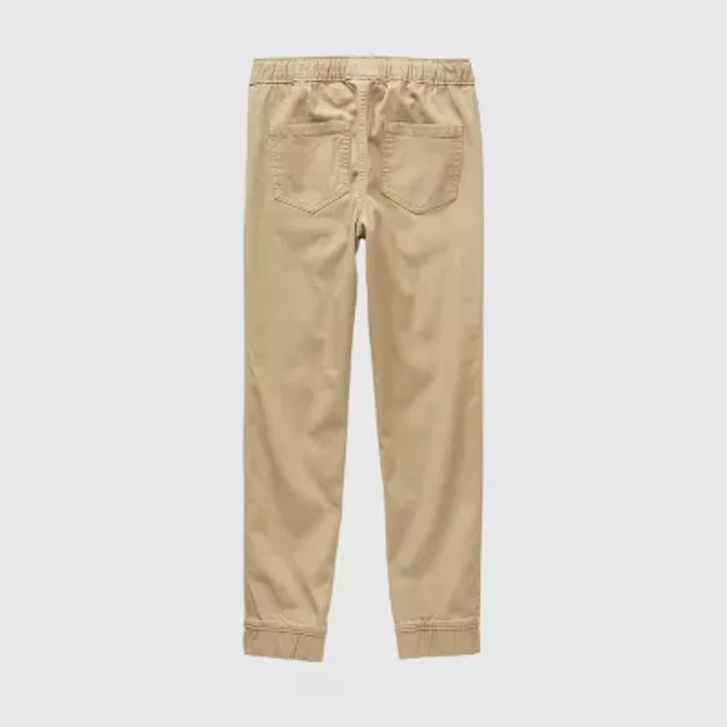Thereabouts Pull-On Little & Big Kid Boys Stretch Fabric Cuffed Regular Fit Jogger Pant