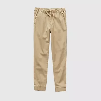 Thereabouts Pull-On Little & Big Kid Boys Stretch Fabric Cuffed Regular Fit Jogger Pant