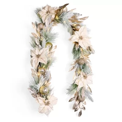 North Pole Trading Co. Neutral Christmas Indoor Garland