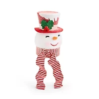 North Pole Trading Co. Snowman Head Christmas Tree Topper