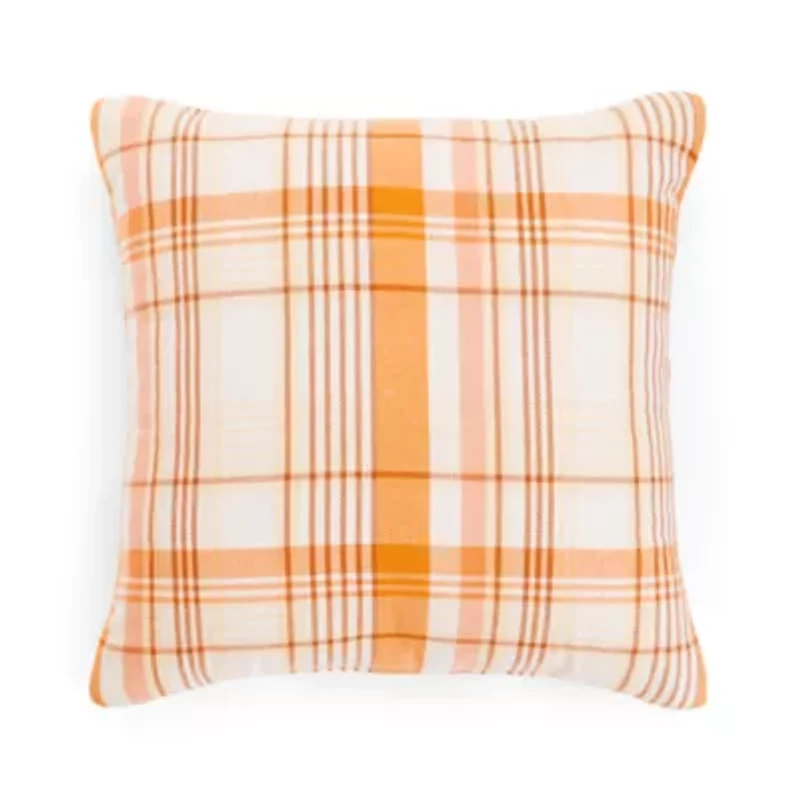 Linden Street Plaid Square Throw Pillow
