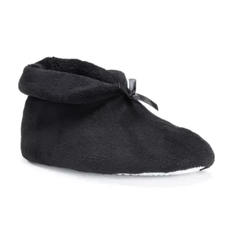 Muk Luks Womens Memory Foam Bootie Slippers