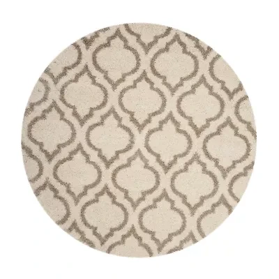 Safavieh Hudson Shag Collection Toireasa Geometric Round Area Rug