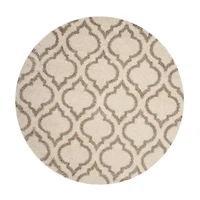 Safavieh Hudson Shag Collection Toireasa Geometric Round Area Rug