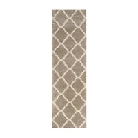Safavieh Hudson Shag Collection Weldon Geometric Runner Rug