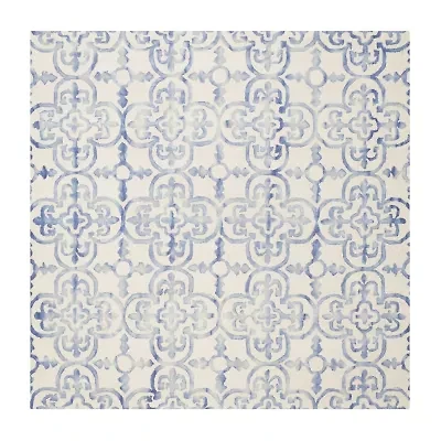 Safavieh Dip Dye Collection Danny Floral Square Area Rug