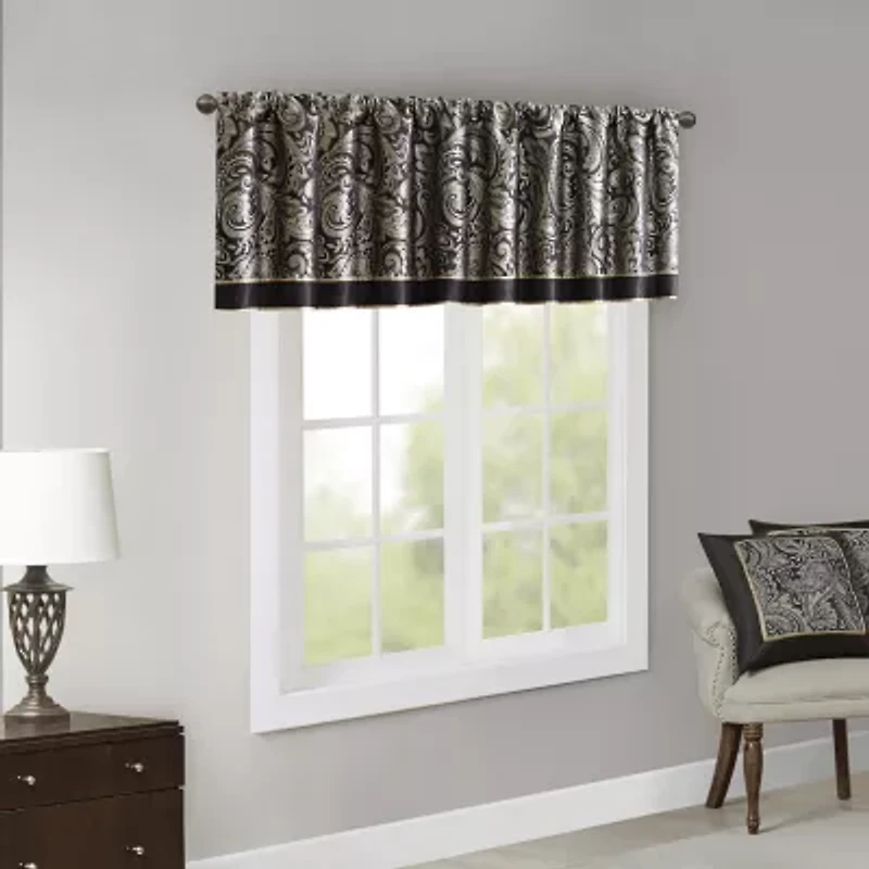 Madison Park Whitman Rod Pocket Tailored Valance