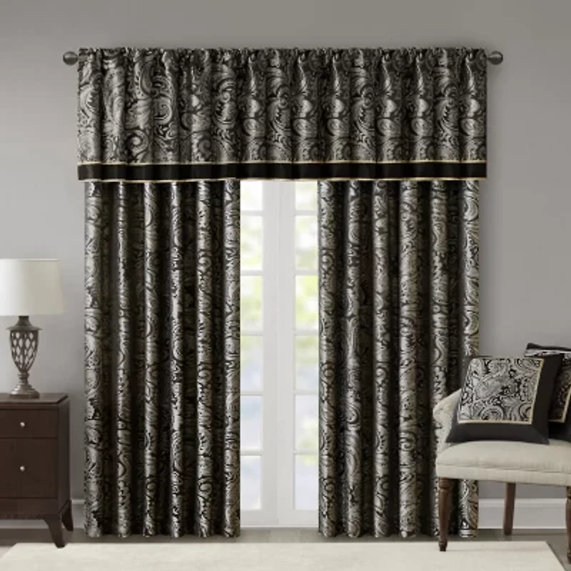 Madison Park Whitman Rod Pocket Tailored Valance