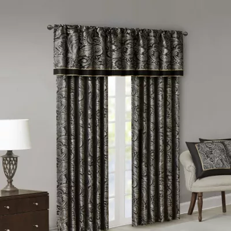Madison Park Whitman Rod Pocket Tailored Valance