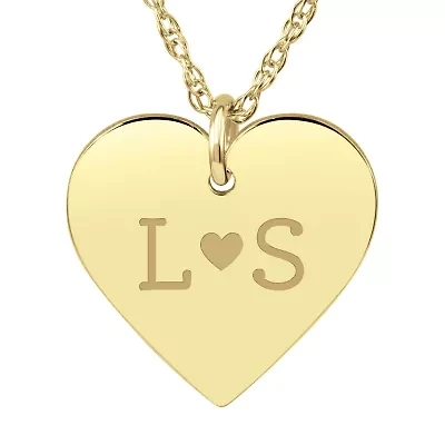 Womens 24K Gold Over Silver 18 Inch Pendant Necklace