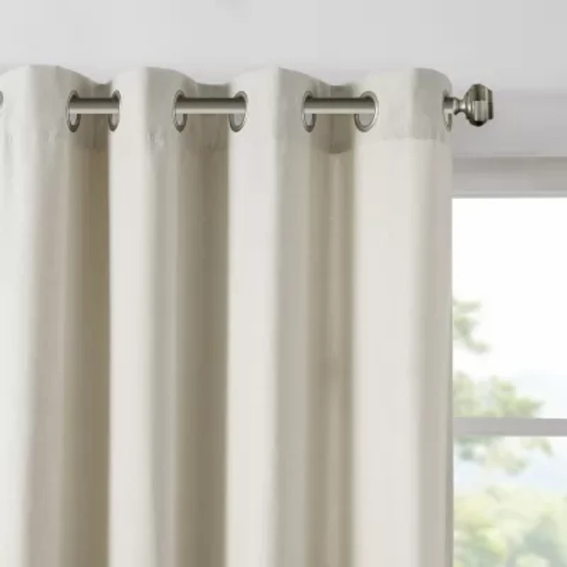 Madison Park Oslow Grommet Top Light-Filtering Single Curtain Panel