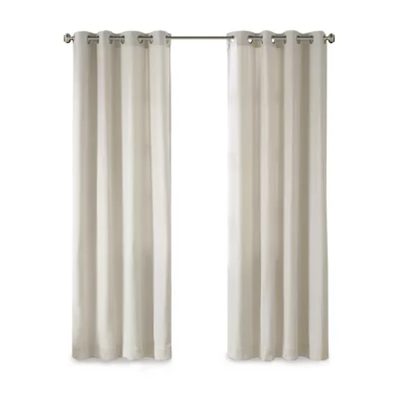 Madison Park Oslow Grommet Top Light-Filtering Single Curtain Panel