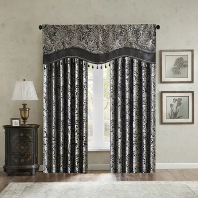 Madison Park Whitman Rod Pocket Scallop Valance