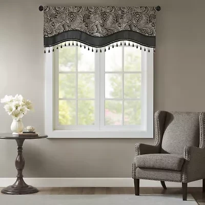 Madison Park Whitman Rod Pocket Scallop Valance