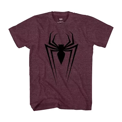 Mens Crew Neck Short Sleeve Regular Fit Marvel Spiderman Big and Tall Graphic T-Shirt