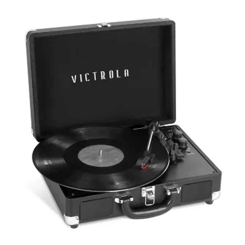 Victrola Journey+ Cassette Bluetooth Suitcase Record Player