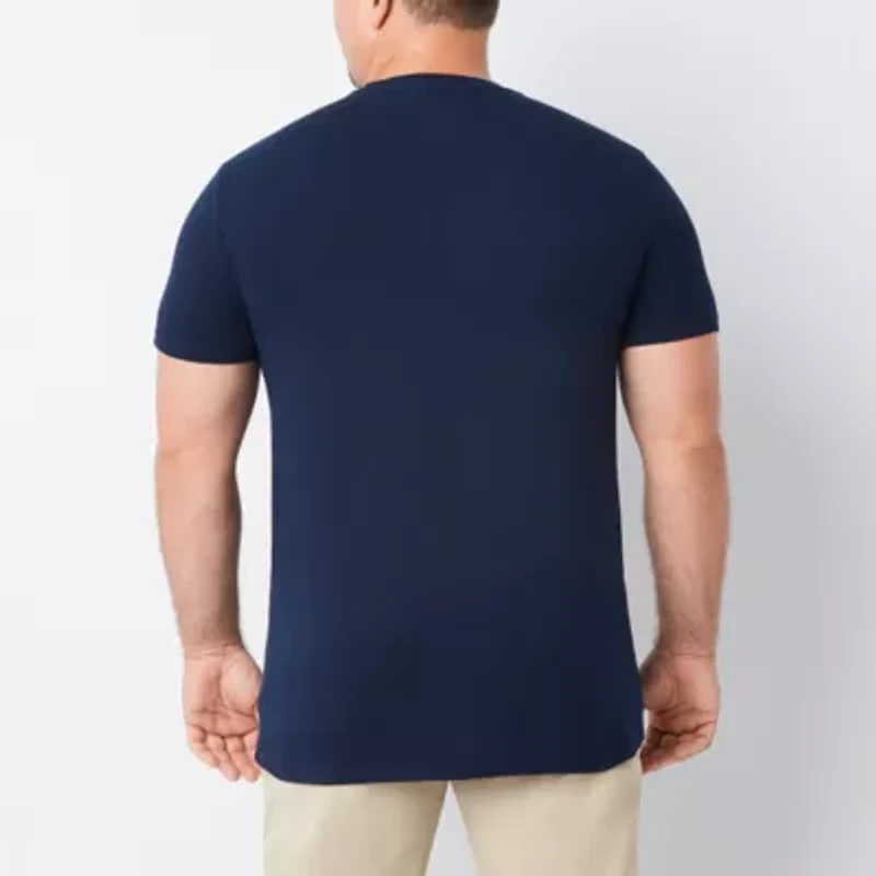 St. John's Bay Super Soft Mens Crew Neck Short Sleeve Quick Dry Big and Tall T-Shirt