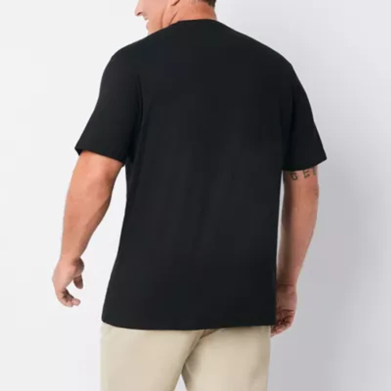 St. John's Bay Super Soft Mens Crew Neck Short Sleeve Quick Dry Big and Tall T-Shirt