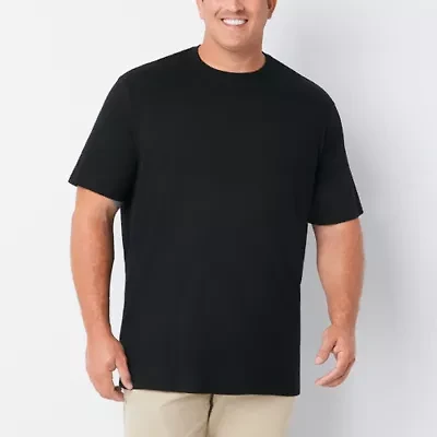 St. John's Bay Super Soft Mens Crew Neck Short Sleeve Quick Dry Big and Tall T-Shirt