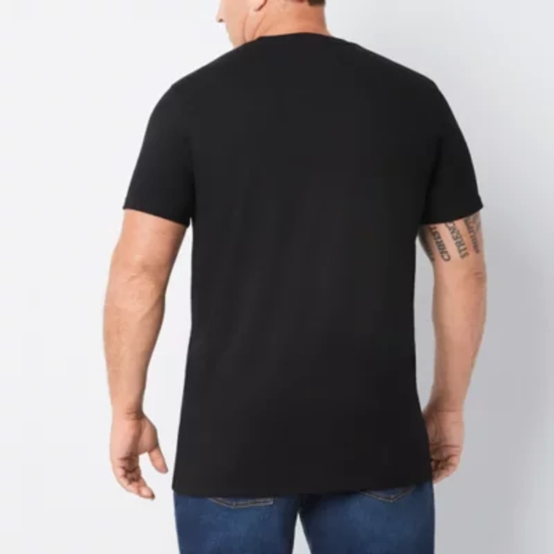 St. John's Bay Super Soft Mens Crew Neck Short Sleeve Quick Dry Big and Tall T-Shirt