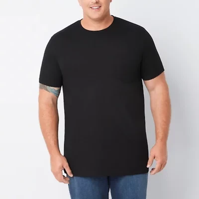 St. John's Bay Super Soft Mens Crew Neck Short Sleeve Quick Dry Big and Tall T-Shirt